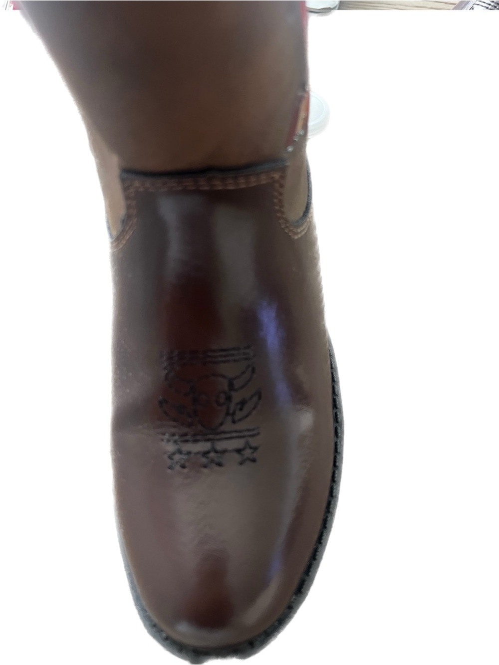 Kids Brown Cowboy Boot with Sheriff Badge and Toy Story Character - Picture 2 of 6